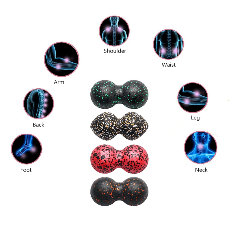 Lacrosse Ball Training Body Fascia Roller Yoga Gym Relaxing Exercise Equipment